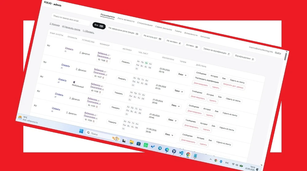 Аналитическая платформа FolioApp